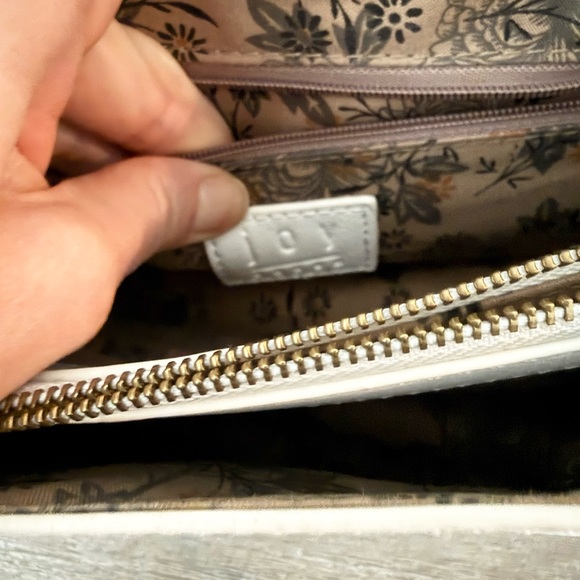 Joy Susan Aria Ring Bag with Crossbody Strap in Off White - Picture 7 of 10